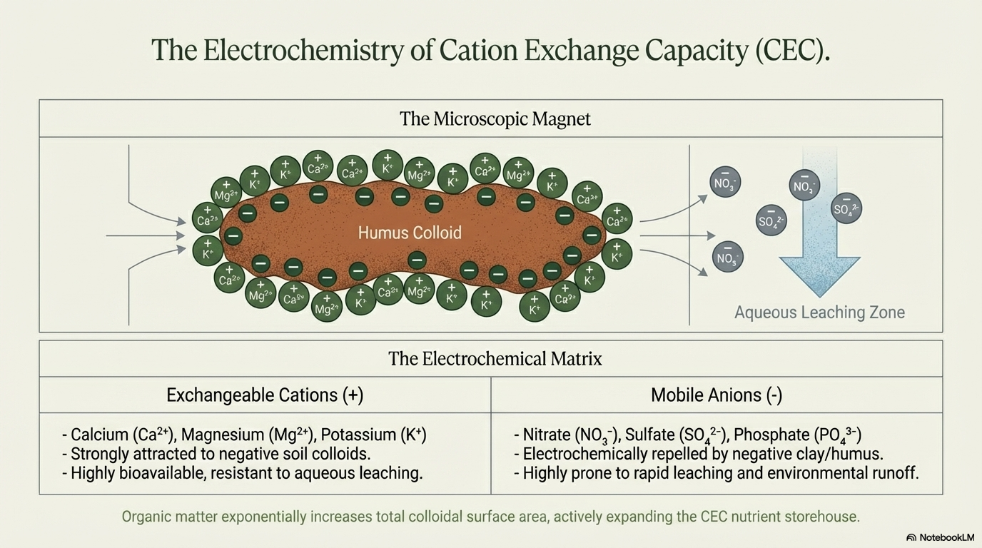 Cation Exchange Mechanism — Molecular-Level Soil Chemistry